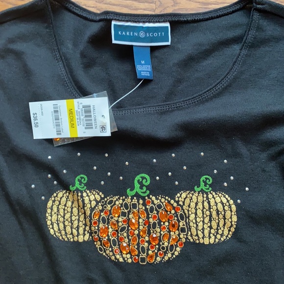 Cute 3/4 sleeve fall top - Picture 3 of 4